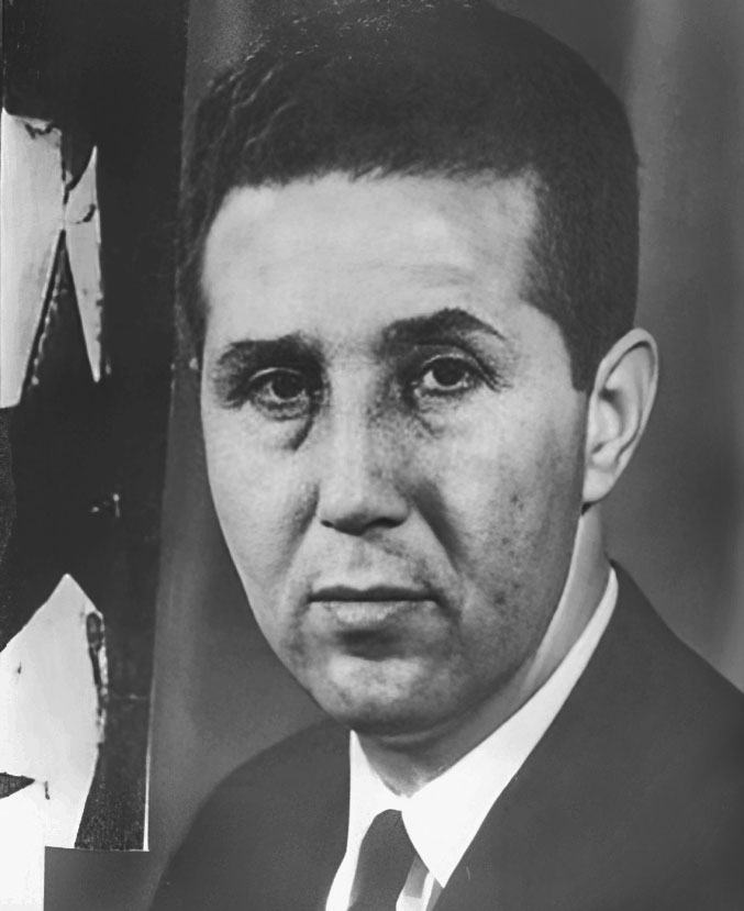 Official portrait of Algerian President Ahmed Ben Bella in 1963