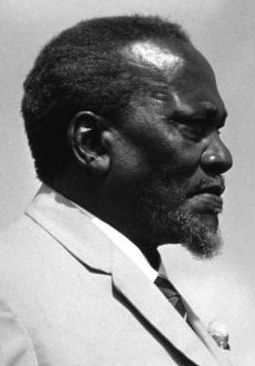 Kenyan President Jomo Kenyatta in 1966